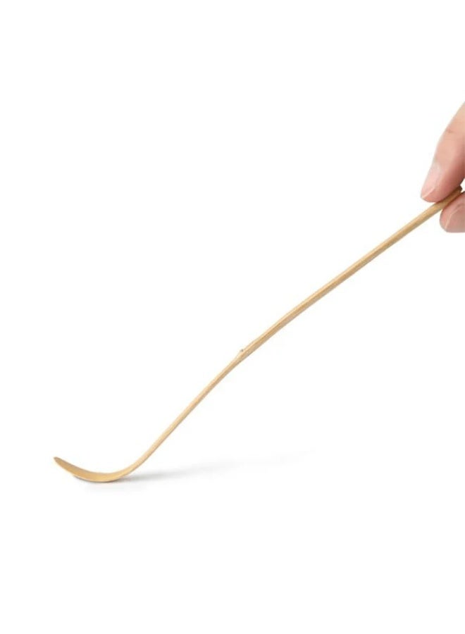 معلقة ماتشا مخصصة لتحضير شاي الماتشا، مغرفة عملية لقياس الكمية المناسبة، تصميم خفيف وسهل الاستخدام لتحضير المشروبات الساخنة اليومية - Image 3